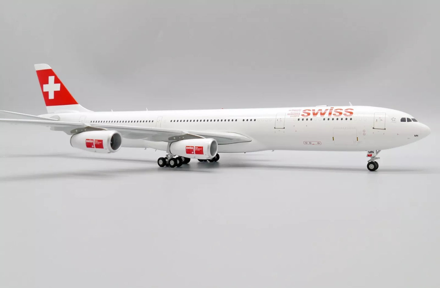JC WINGS A340-300 SWISS REG: HB-JMN
