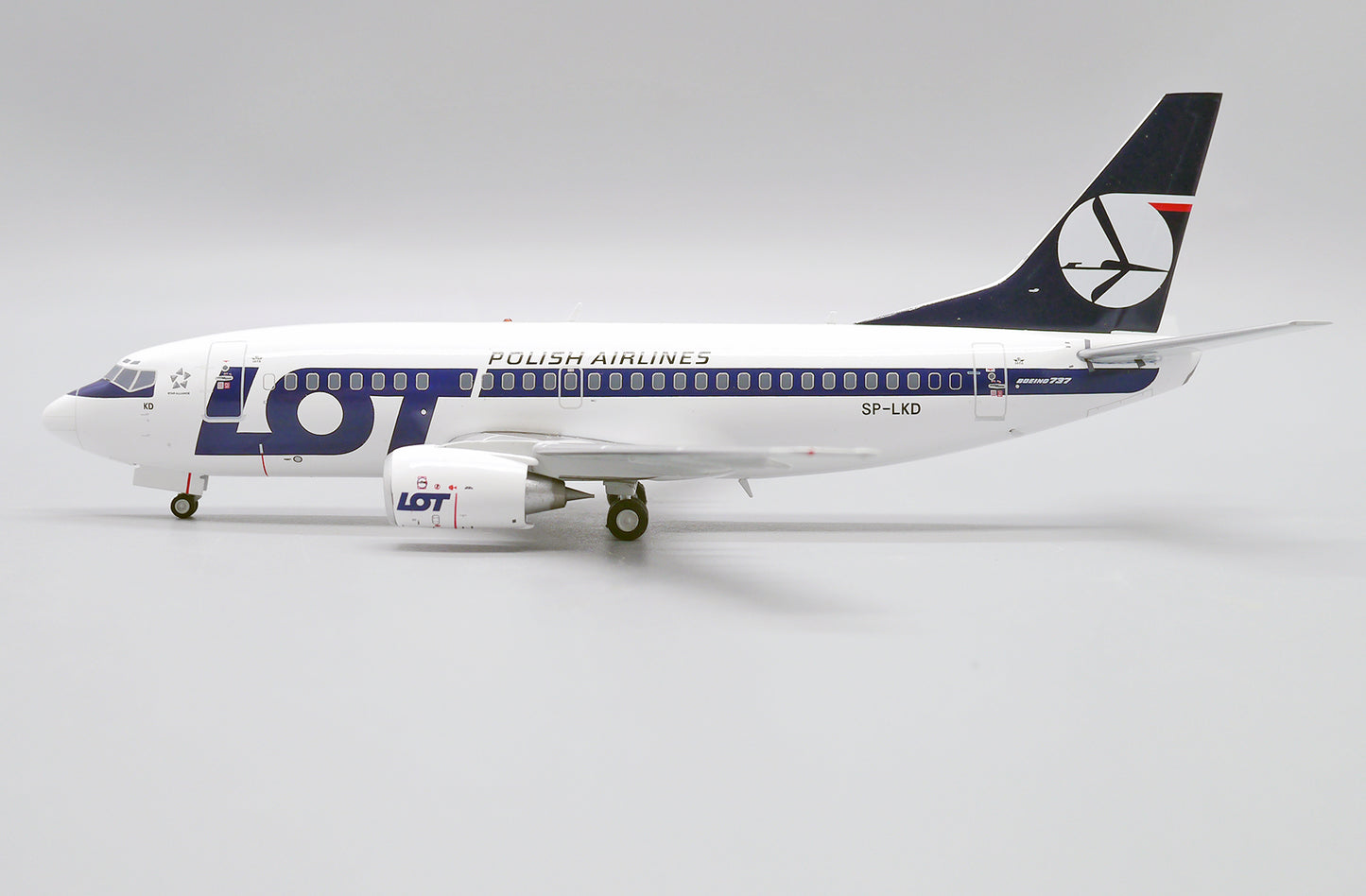 JC WINGS B737-500 POLISH AIRLINES (LOT) REG: SP-LKD