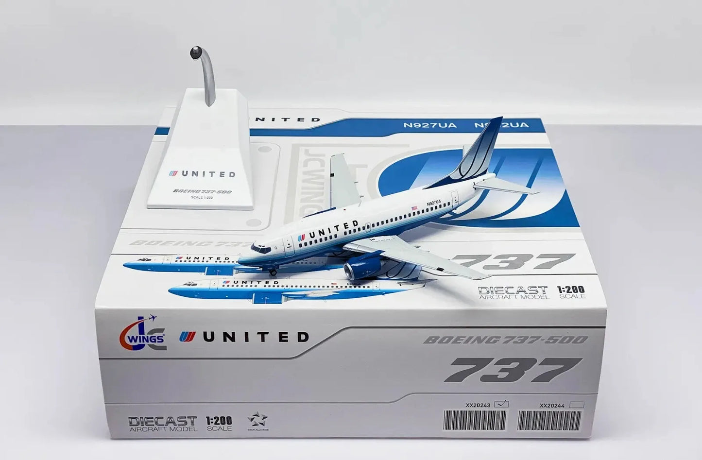 JC WINGS B737-500 UNITED AIRLINES "TULIP" REG: N927UA