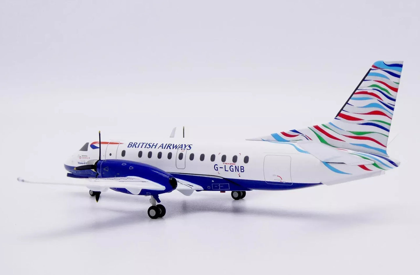 JC WINGS SAAB 340B BRITISH AIRWAYS "WAVES OF THE CITY" REG: G-LGNB