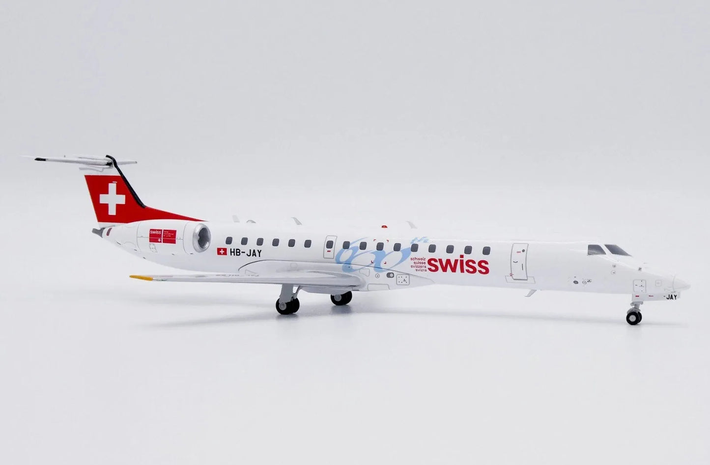 JC WINGS ERJ-145 SWISS "600TH" REG: HB-JAY