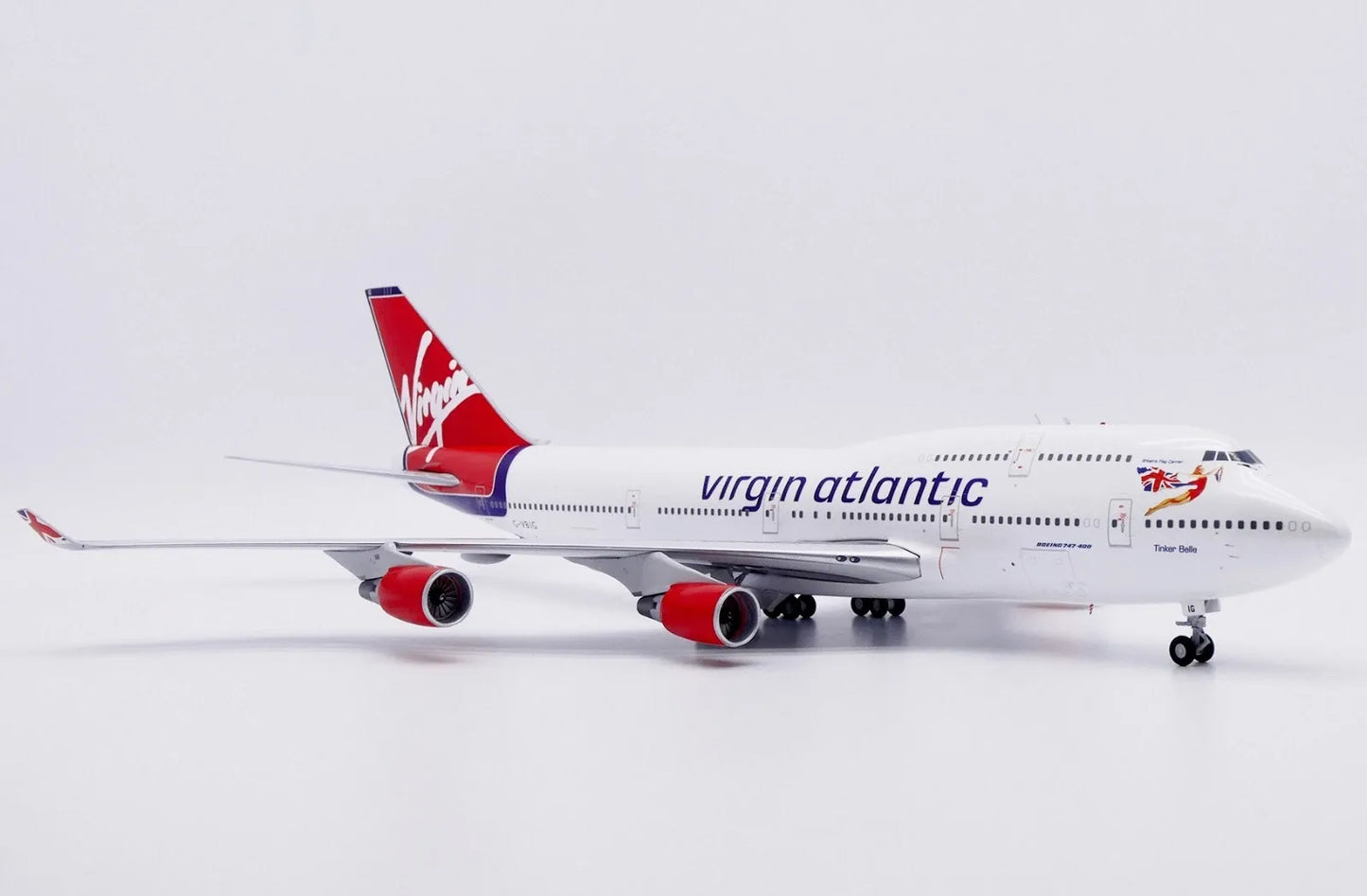 JC WINGS B747-400 VIRGIN ATLANTIC "TINKER BELLE" REG: G-VBIG