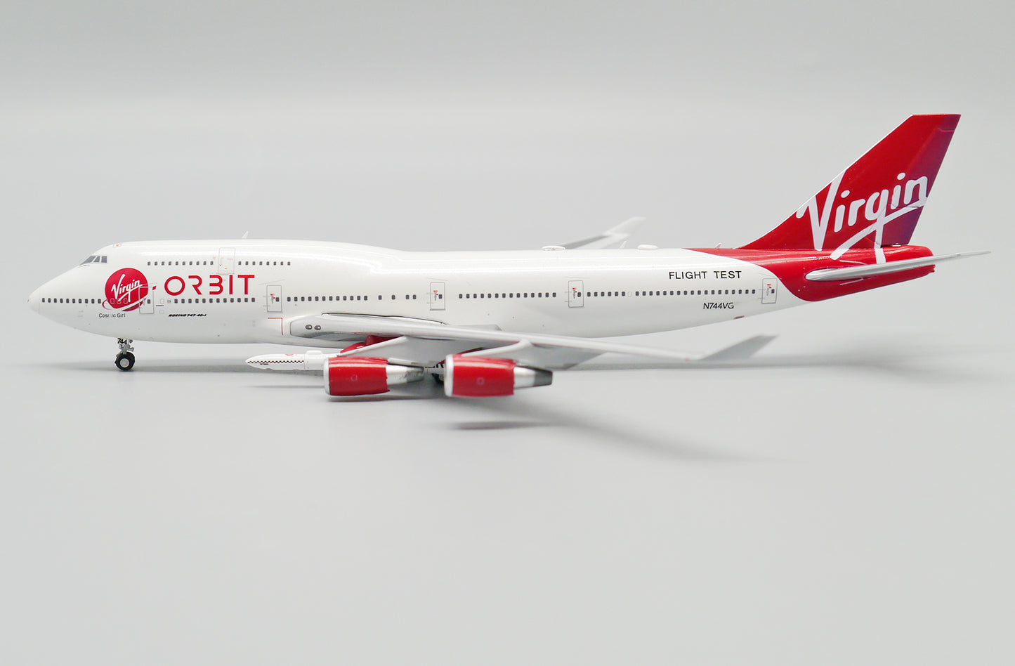 JC WINGS B747-400 VIRGIN ORBIT (WITH WING-MOUNTED ROCKET) REG: N744VG