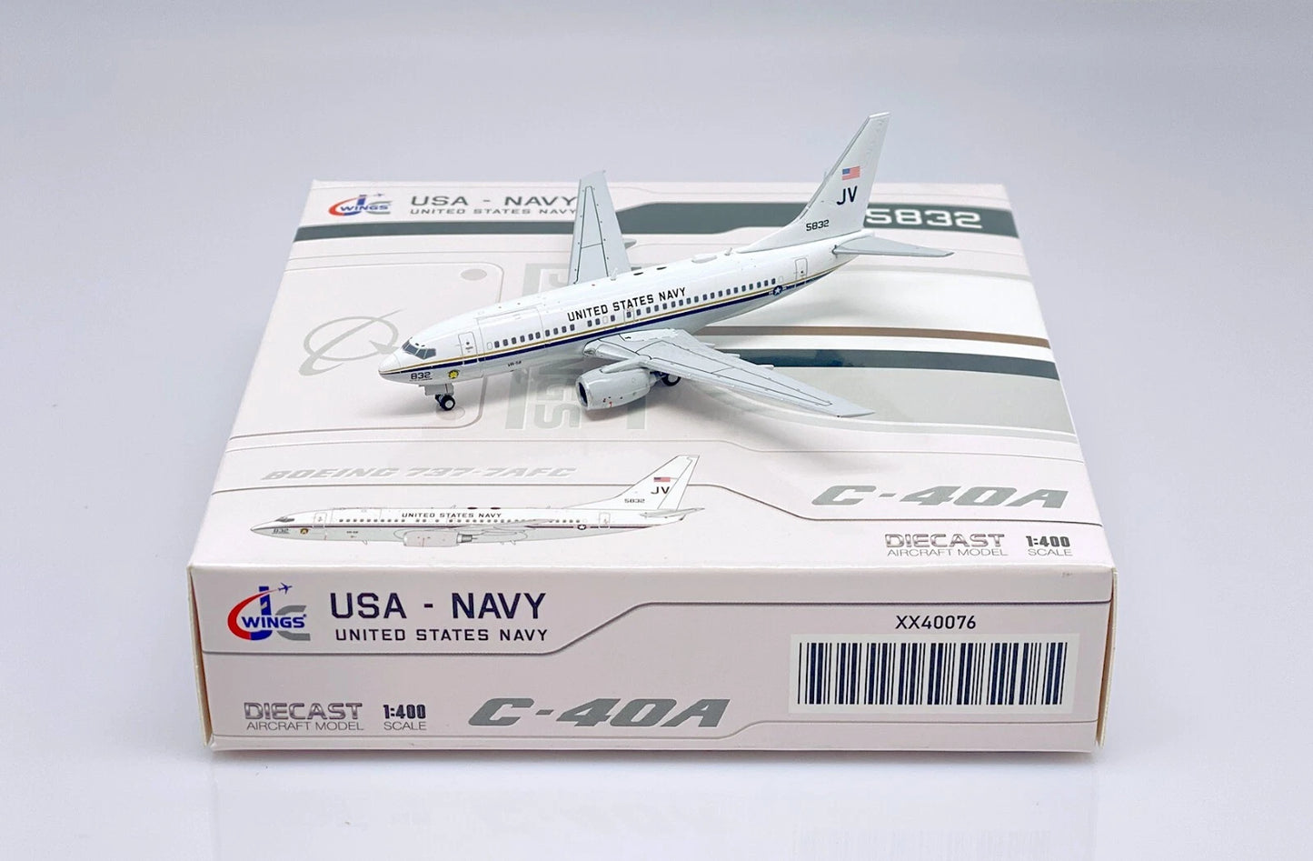 JC WINGS C-40A US NAVY CLIPPER "SUNSEEKERS" REG: 165832