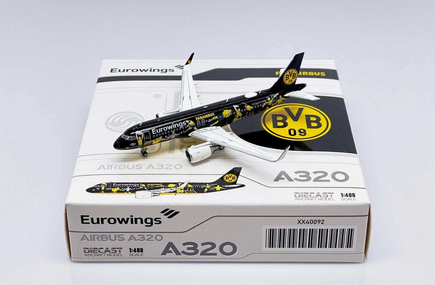 JC WINGS A320 EUROWINGS "FANAIRBUS" REG: D-AEWM