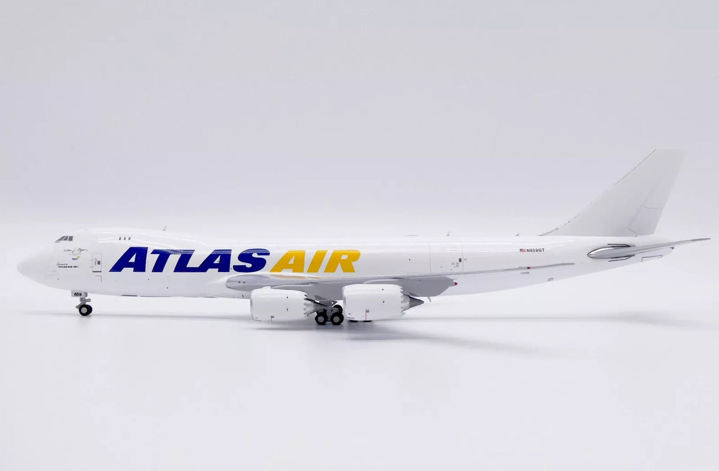 JC WINGS B747-8F ATLAS AIR WHITE REG: N859GT