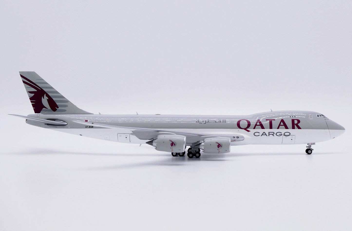 JC WINGS B747-8F QATAR AIRWAYS CARGO (INTERACTIVE SERIES) REG: A7-BGB
