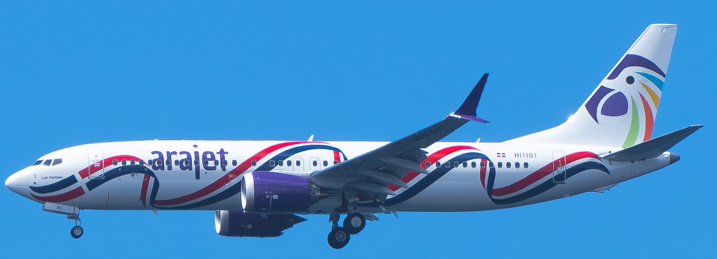 JC WINGS B737 MAX 8 ARAJET DOMINICAN REPUBLIC FLAG REG: HI1101