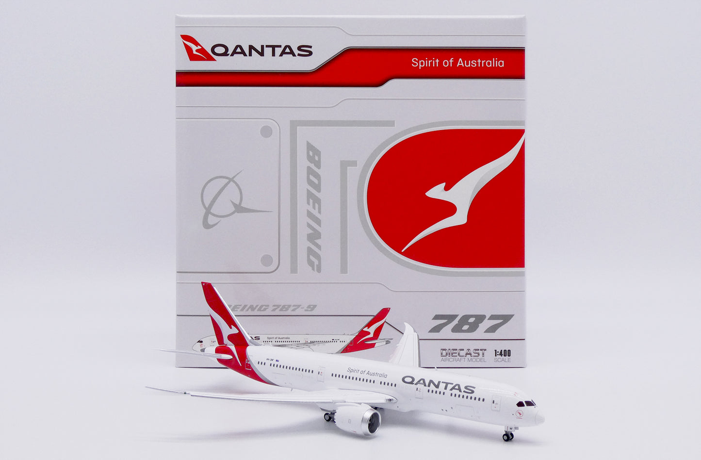 JC WINGS B787-9 DREAMLINER QANTAS REG: VH-ZNF (FLAPS DOWN)
