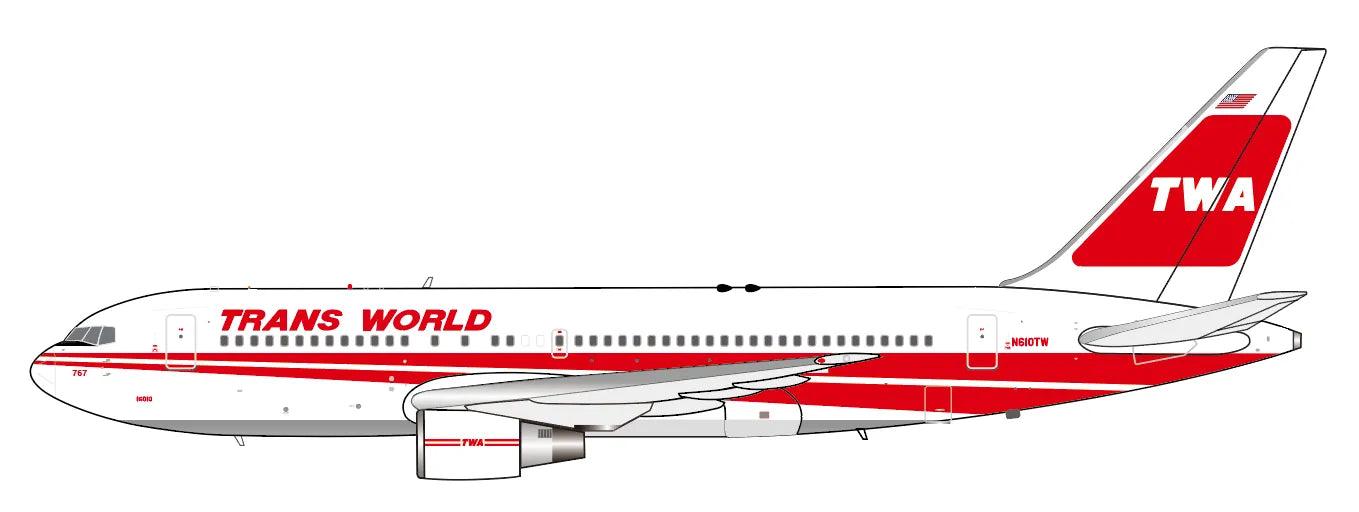 JC WINGS B767-200ER TRANS WORLD AIRLINES (TWA) REG: N610TW