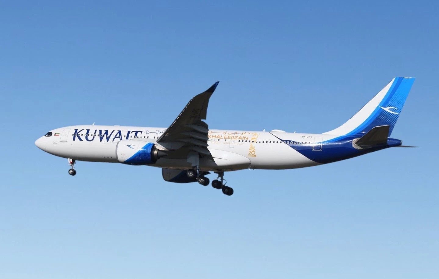 JC WINGS A330-800NEO KUWAIT AIRWAYS "KHALEEJI ZAIN 2024" REG: 9K-APG