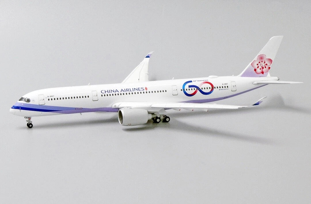 JC WINGS A350 CHINA AIRLINES "60TH ANNIVERSARY" (FLAPS DOWN) REG:B-18917