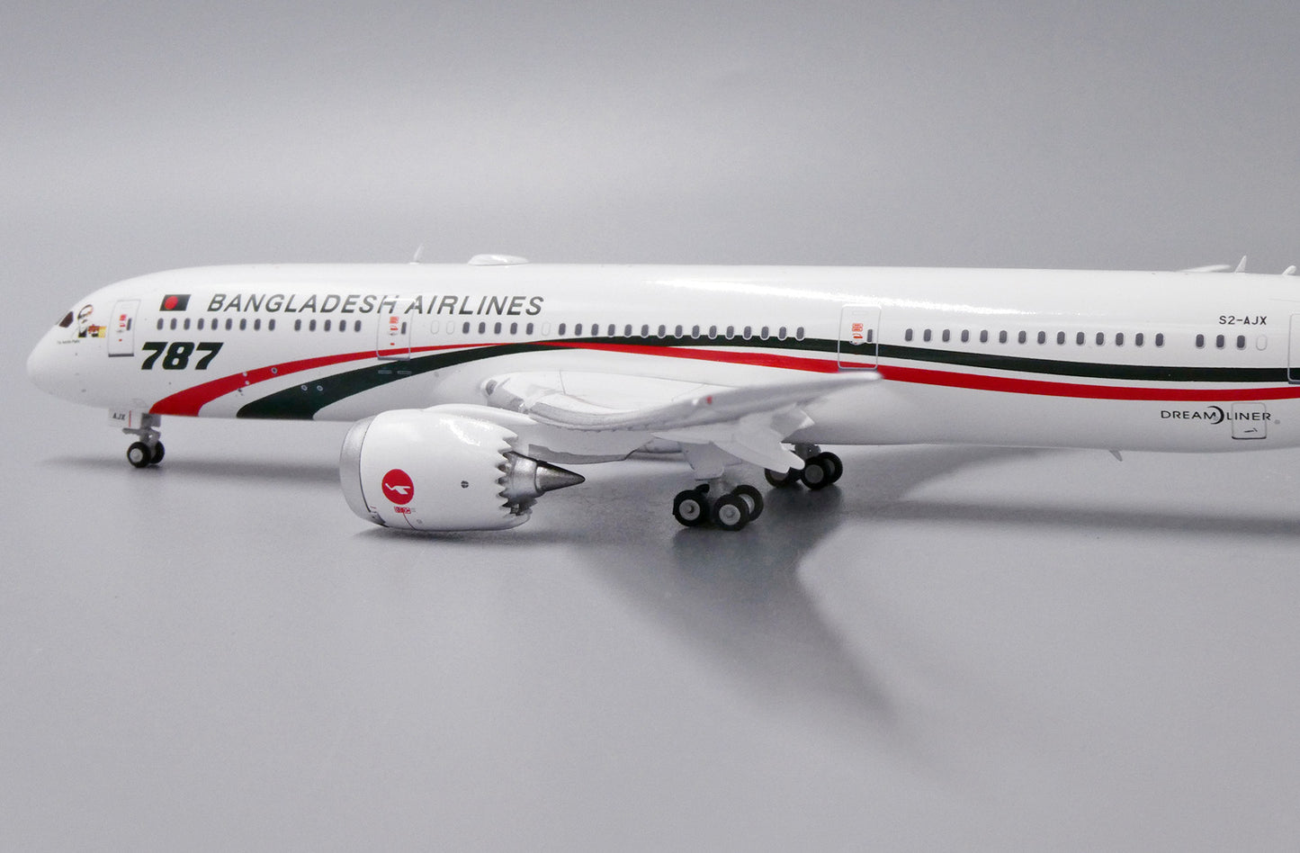 JC WINGS B787-9 BIMAN BANGLADESH AIRLINES (FLAPS DOWN) REG: S2-AJX