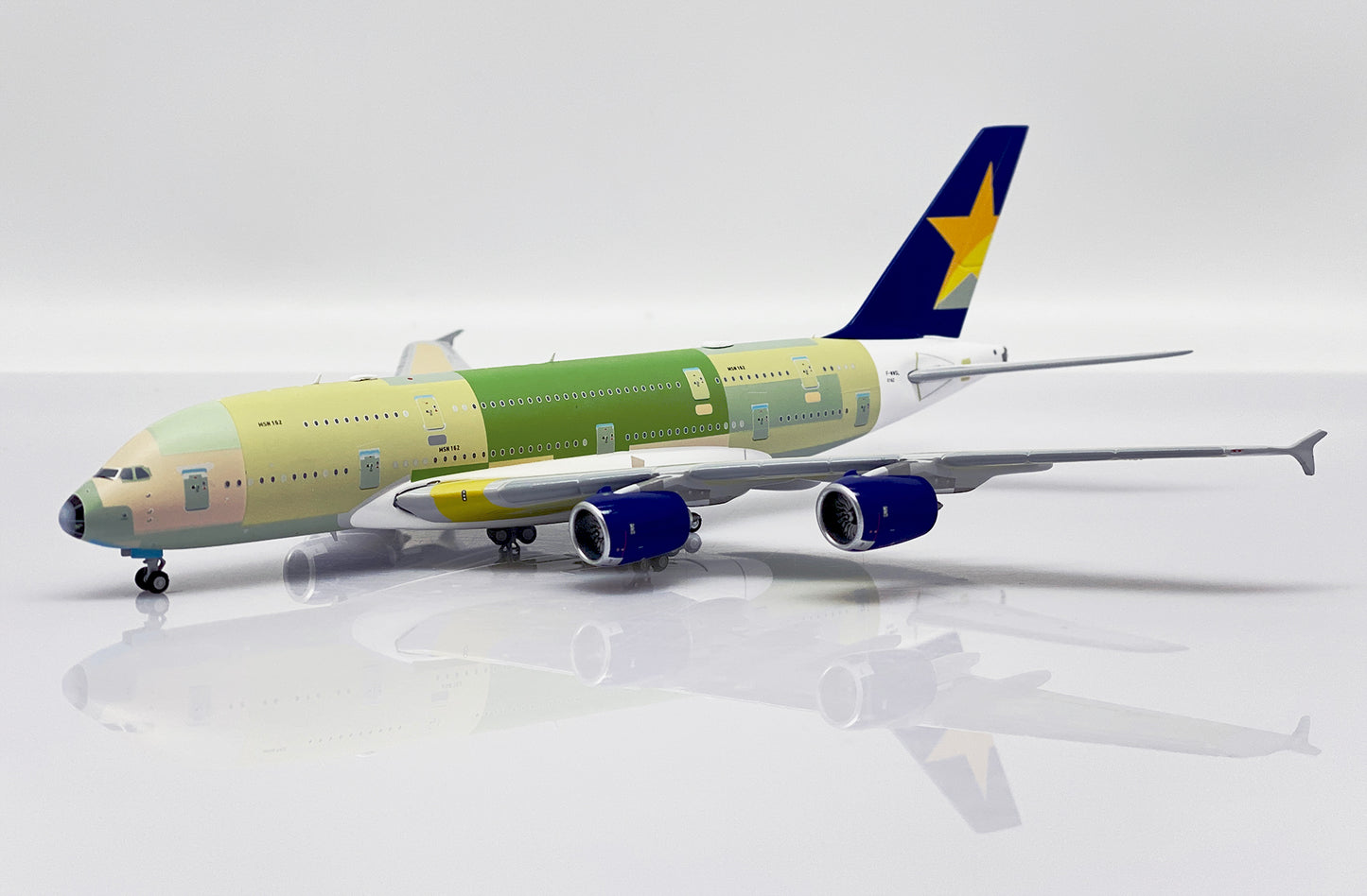 JC WINGS A380 SKYMARK AIRLINES "BARE METAL" REG: F-WWSL