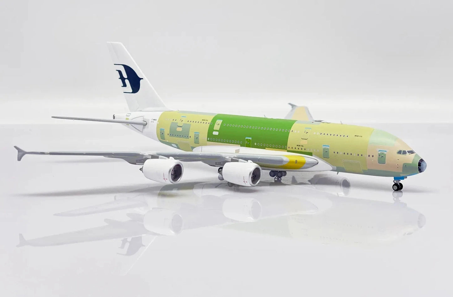 JC WINGS A380 MALAYSIA AIRLINES "BARE METAL" REG: F-WWSG