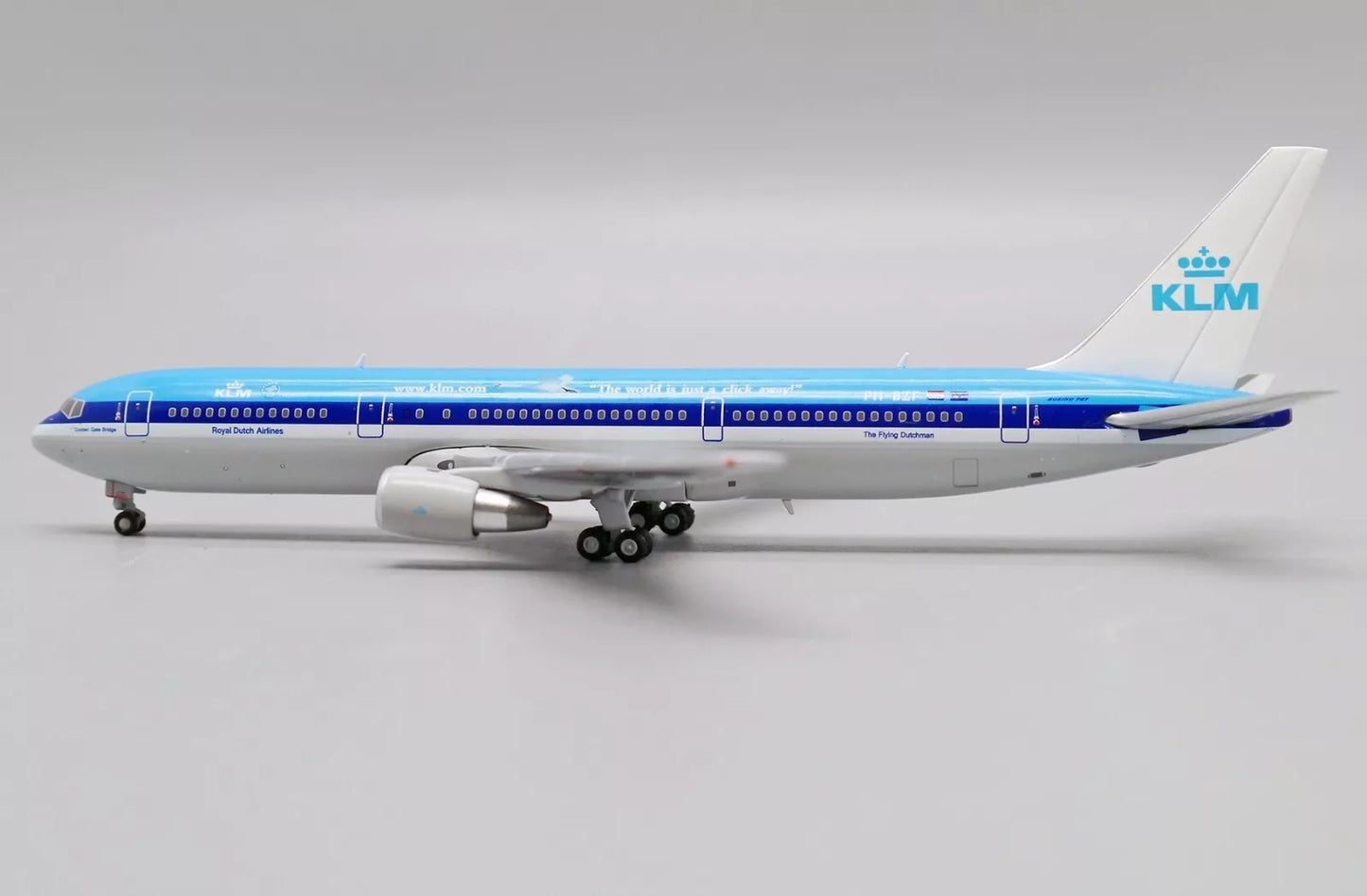 JCWINGS B767-300ER KLM ROYAL DUTCH AIRLINES "THE WORLD IS JUST A CLICK AWAY" REG: PH-BZF