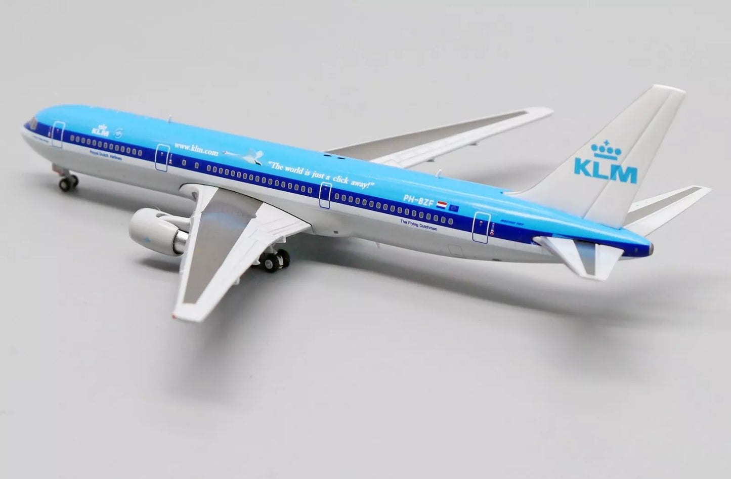 JCWINGS B767-300ER KLM ROYAL DUTCH AIRLINES "THE WORLD IS JUST A CLICK AWAY" REG: PH-BZF