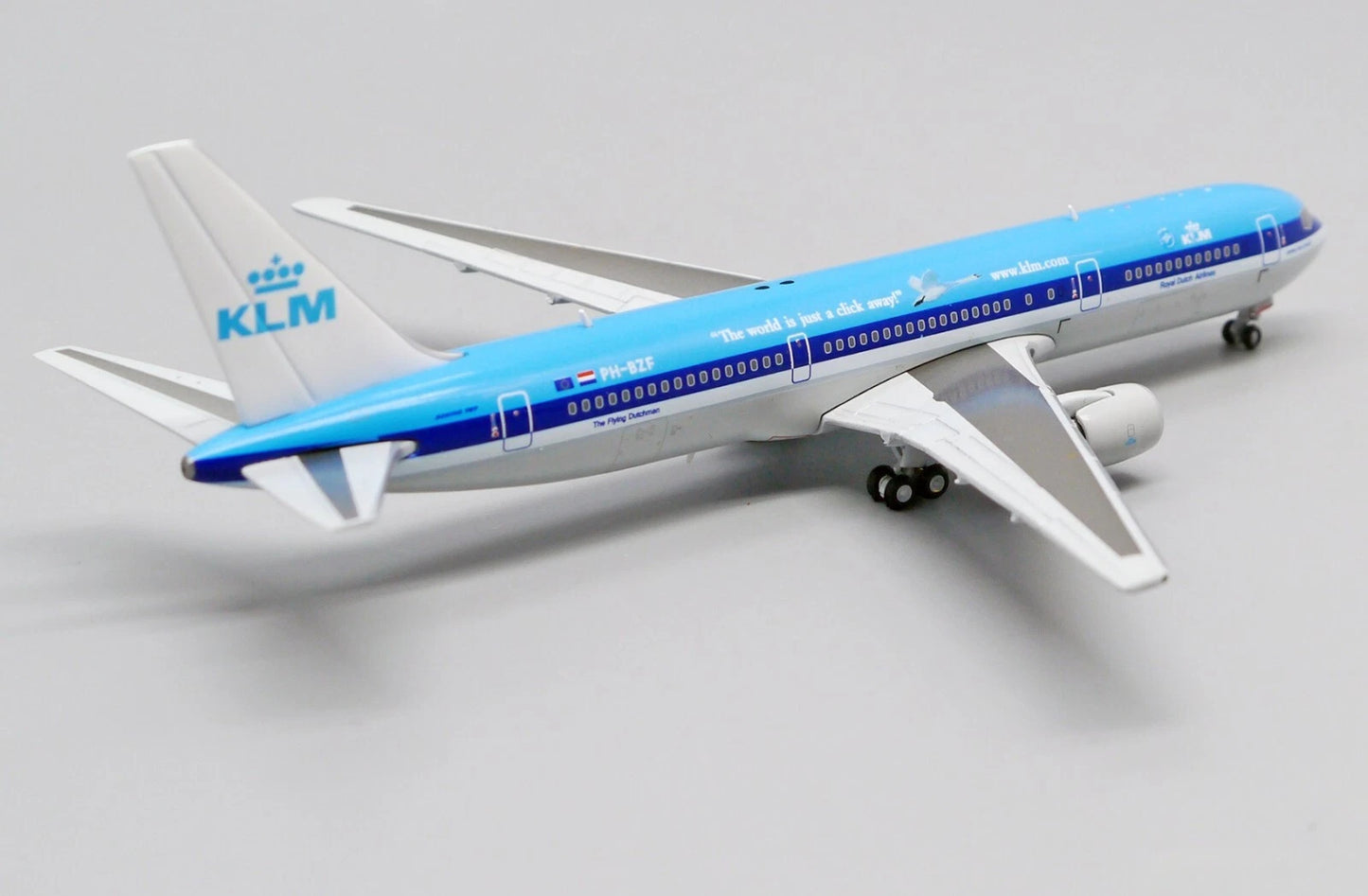 JCWINGS B767-300ER KLM ROYAL DUTCH AIRLINES "THE WORLD IS JUST A CLICK AWAY" REG: PH-BZF