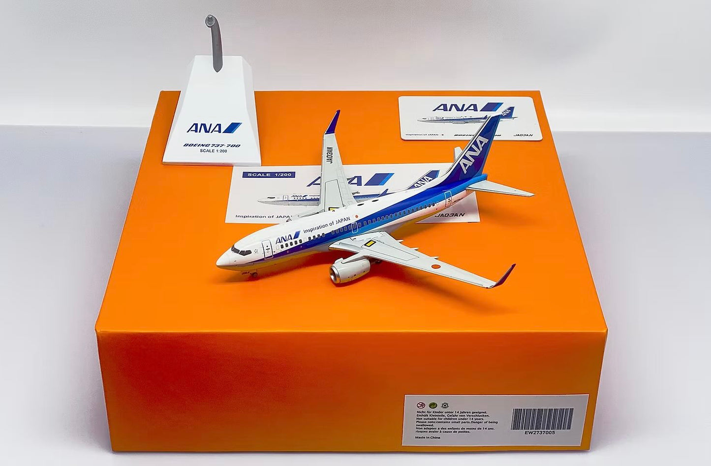 JC WINGS B737-700 ALL NIPPON AIRWAYS (ANA) REG: JA03AN