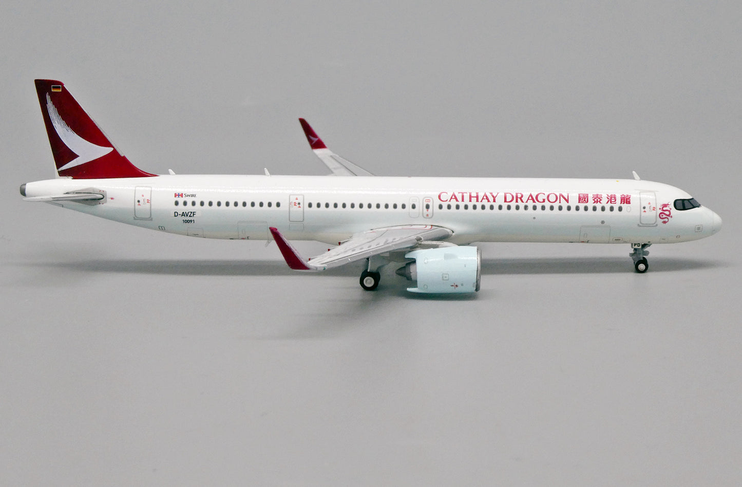 JC WINGS A321NEO CATHAY DRAGON "BEFORE DELIVERY VERSION" REG: D-AVZF