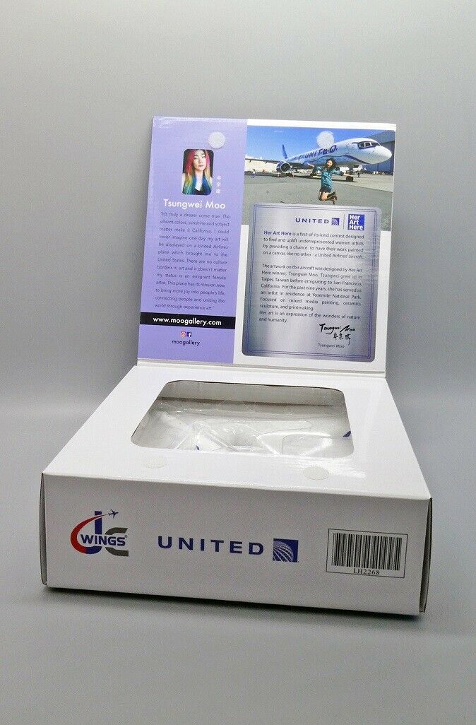 JC WINGS B757-200 UNITED "HER ART HERE-CALIFORNIA LIVERY" REG: N14106