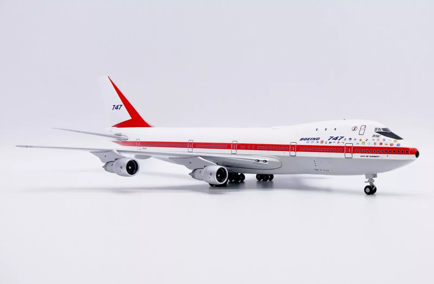 JC WINGS B747-100 COMPANY HOUSE COLOURS "CITY OF EVERETT" REG: N7470