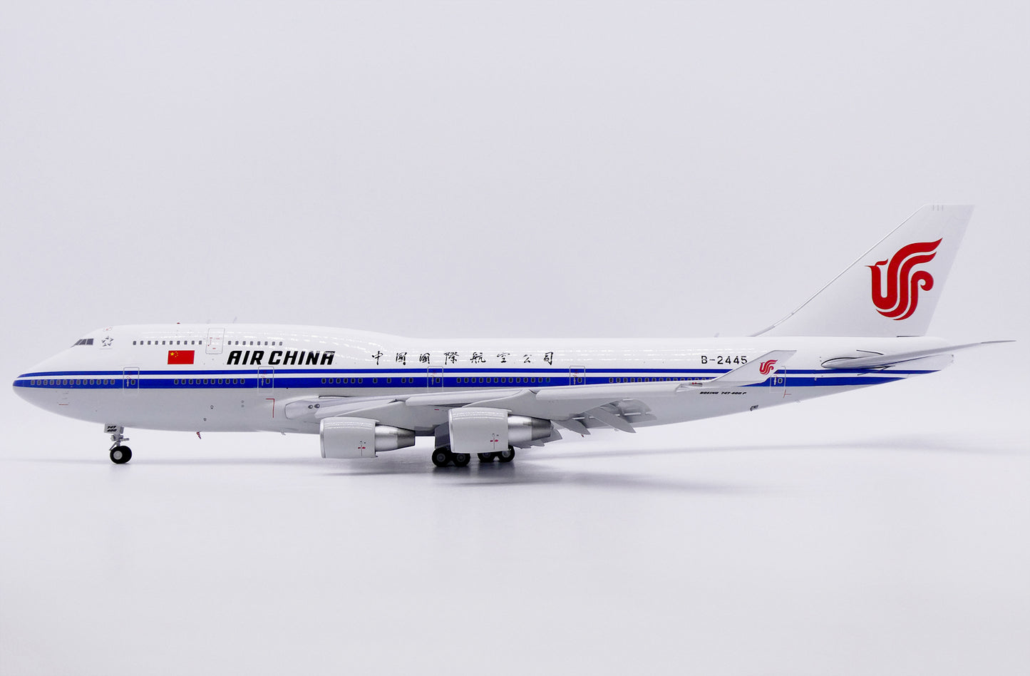 JC WINGS B747-400 AIR CHINA "LAST FLIGHT" (FLAP DOWN) REG: B-2445