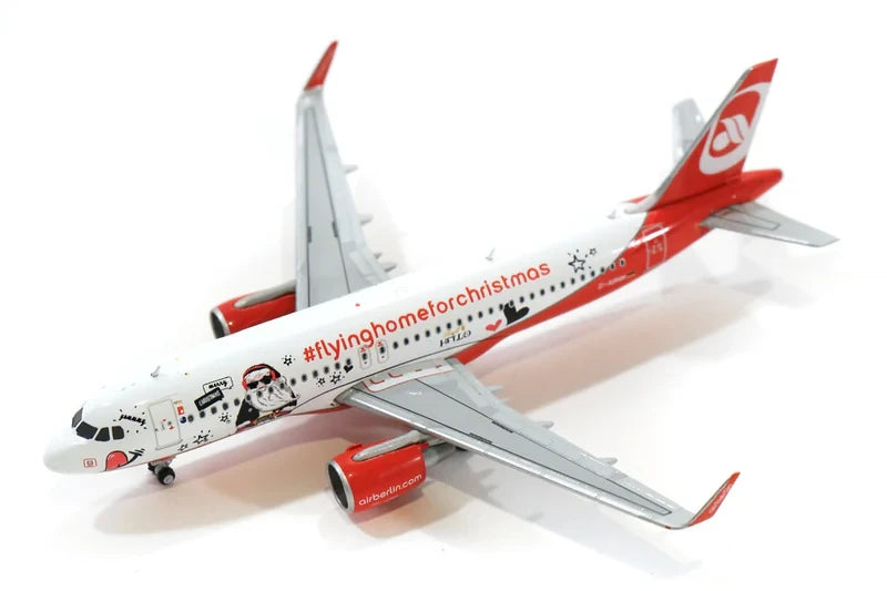 JCWINGS A320 AIR BERLIN "FLYING HOME FOR CHRISTMAS" REG: D-ABNM