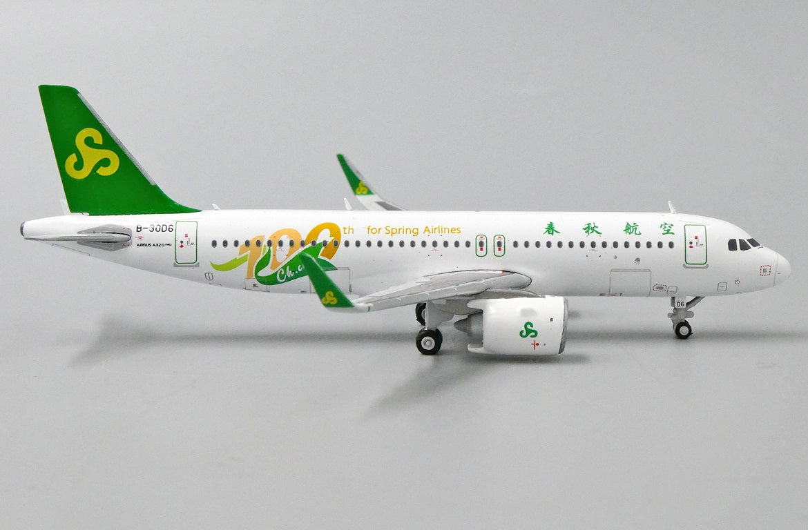 JC WINGS A320NEO SPRING AIRLINES "100TH FOR SPRING AIRLINES" REG: B-30D6