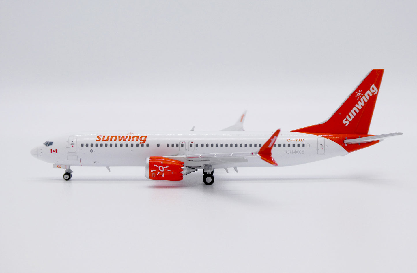 JC WINGS B737 MAX 8 SUNWING AIRLINES REG: C-FYXC