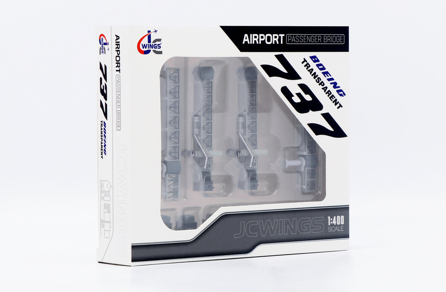 JC WINGS AIR PASSENGER BRIDGE FOR B737 (TRANSPARENT)