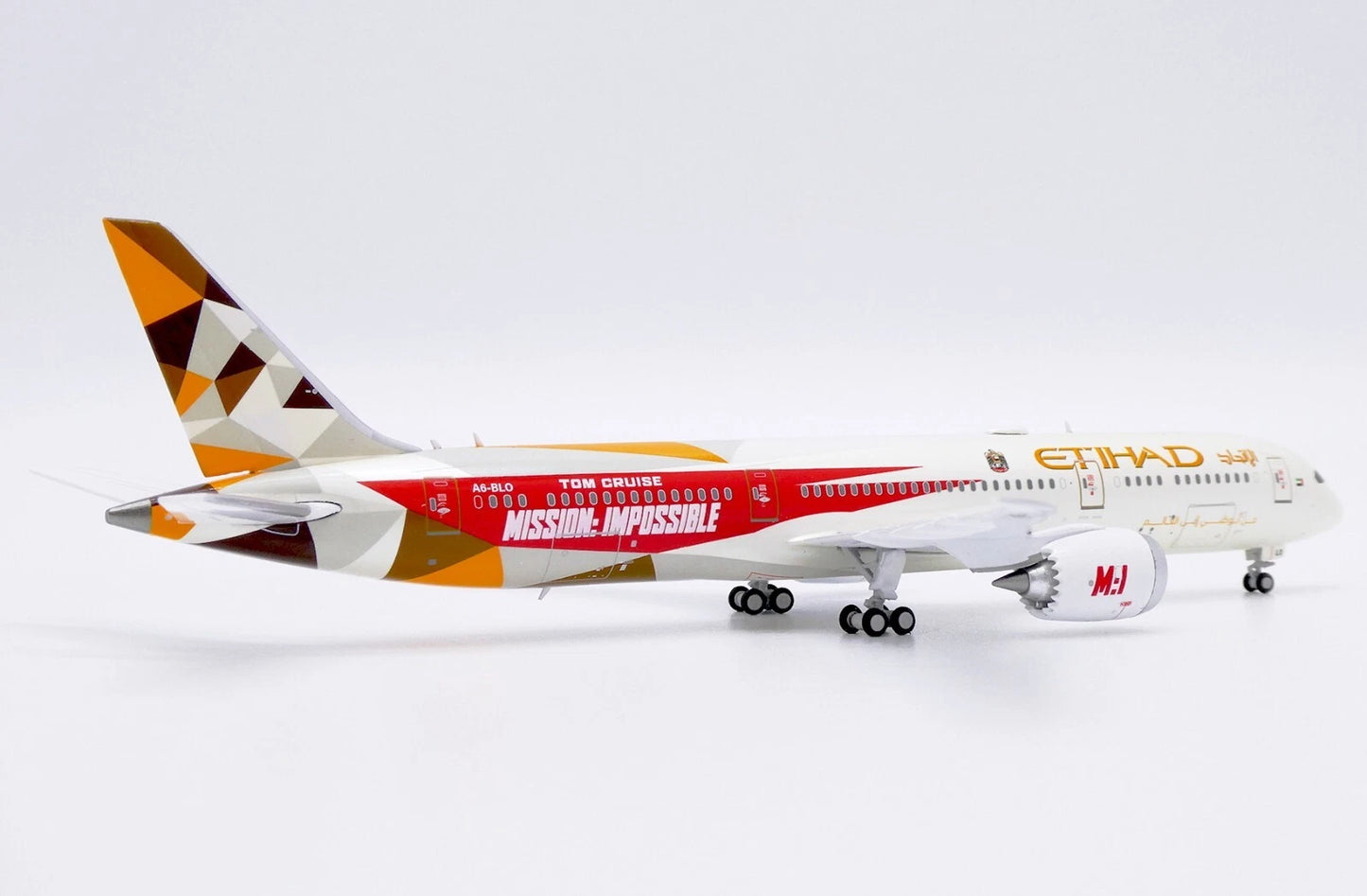 JC WINGS B787-9 DREAMLINER ETIHAD AIRWAYS "MISSION IMPOSSIBLE" LIVERY REG: A6-BLO