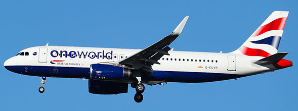 JC WINGS A320 BRITISH AIRWAYS ONEWORLD REG: G-EUYR