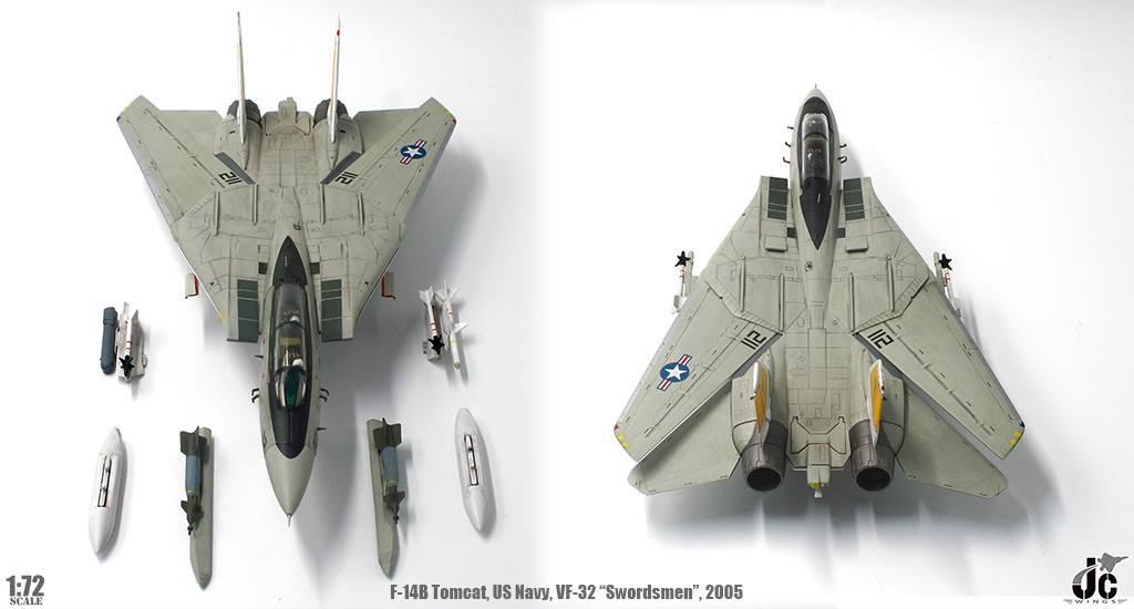 JC WINGS F-14B TOMCAT US NAVY VF-32 "SWORDSMEN" AC112 USS HARRY S.TRUMAN 2005