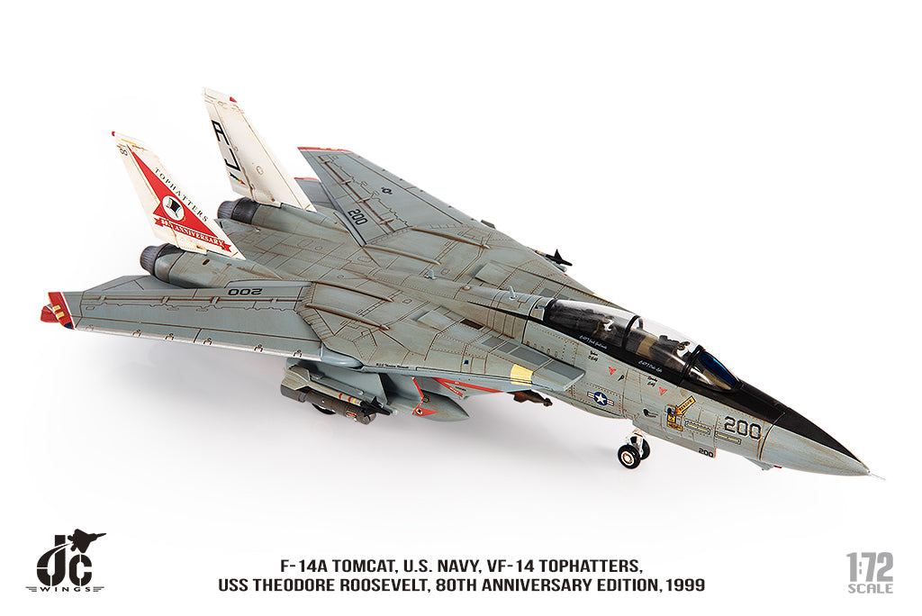 JC WINGS F-14A TOMCAT U.S. NAVY "80TH ANNIVERSARY" 1999