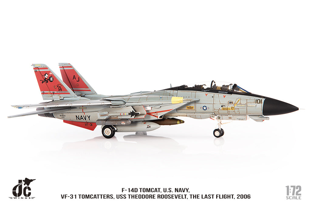 JC WINGS F-14D TOMCAT U.S. NAVY VF-31 TOMCATTERS "THE LAST FLIGHT" 2006