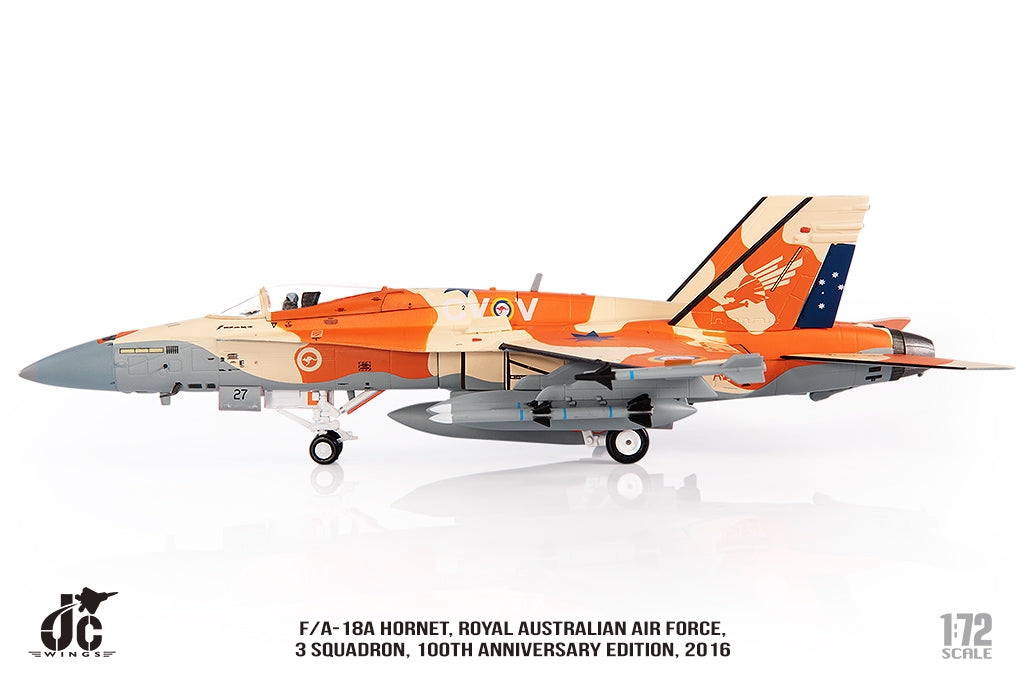 JCWINGS F/A-18A HORNET RAAF 3 SQUADRON "100TH ANNIVERSARY" 2016