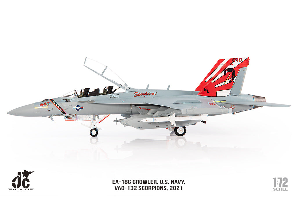 JC WINGS EA-18G GROWLER U.S. NAVY VAQ-132 SCORPIONS 2021