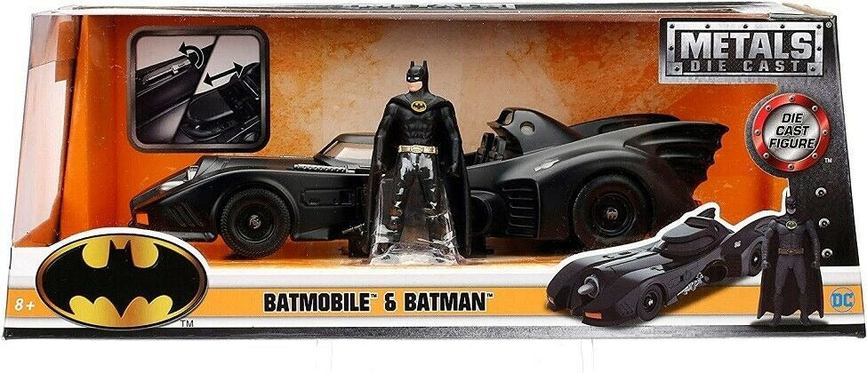 JADA 1989 BATMOBILE WITH BATMAN FIGURE