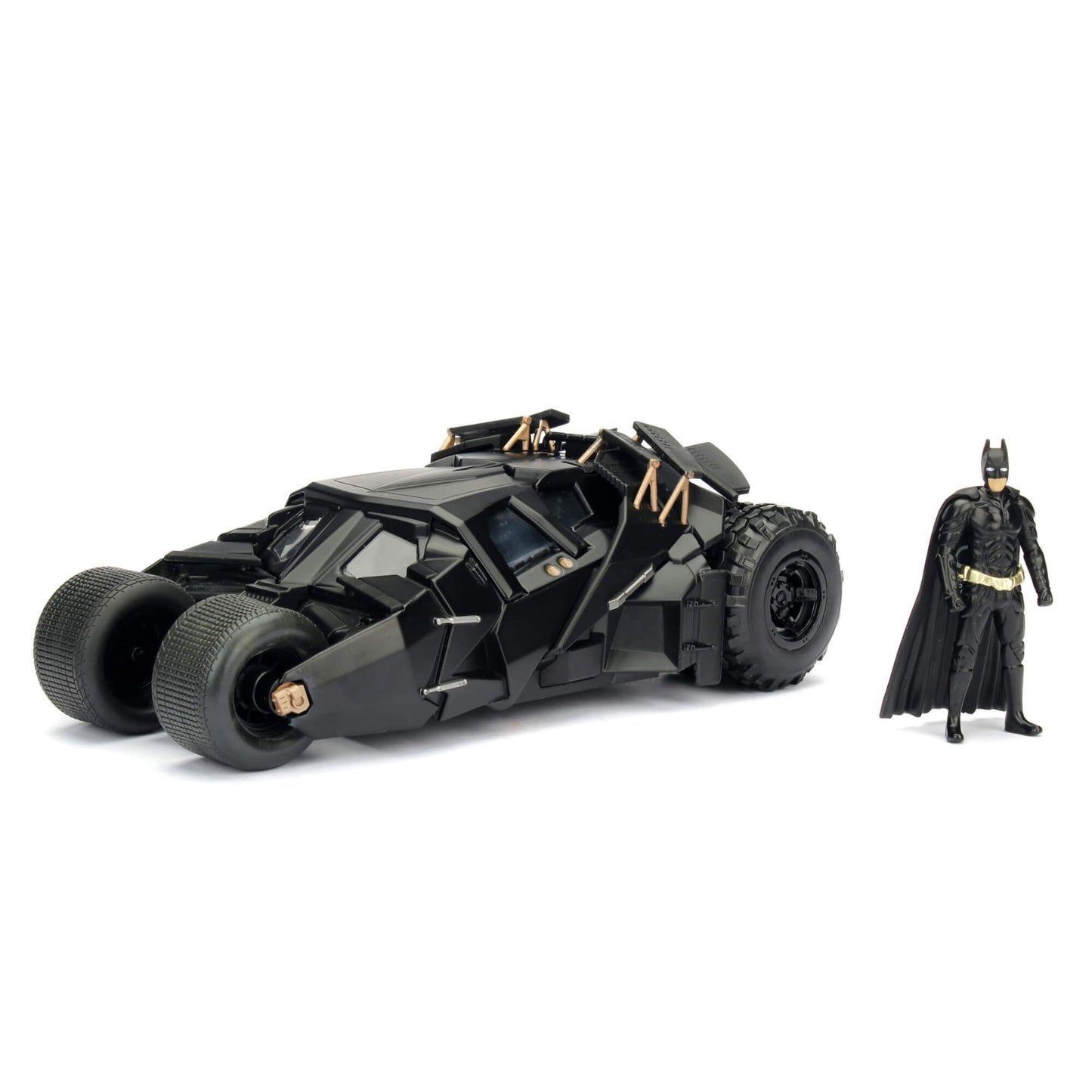 JADA TUMBLER BATMOBILE AND DARK KNIGHT BATMAN FIGURE