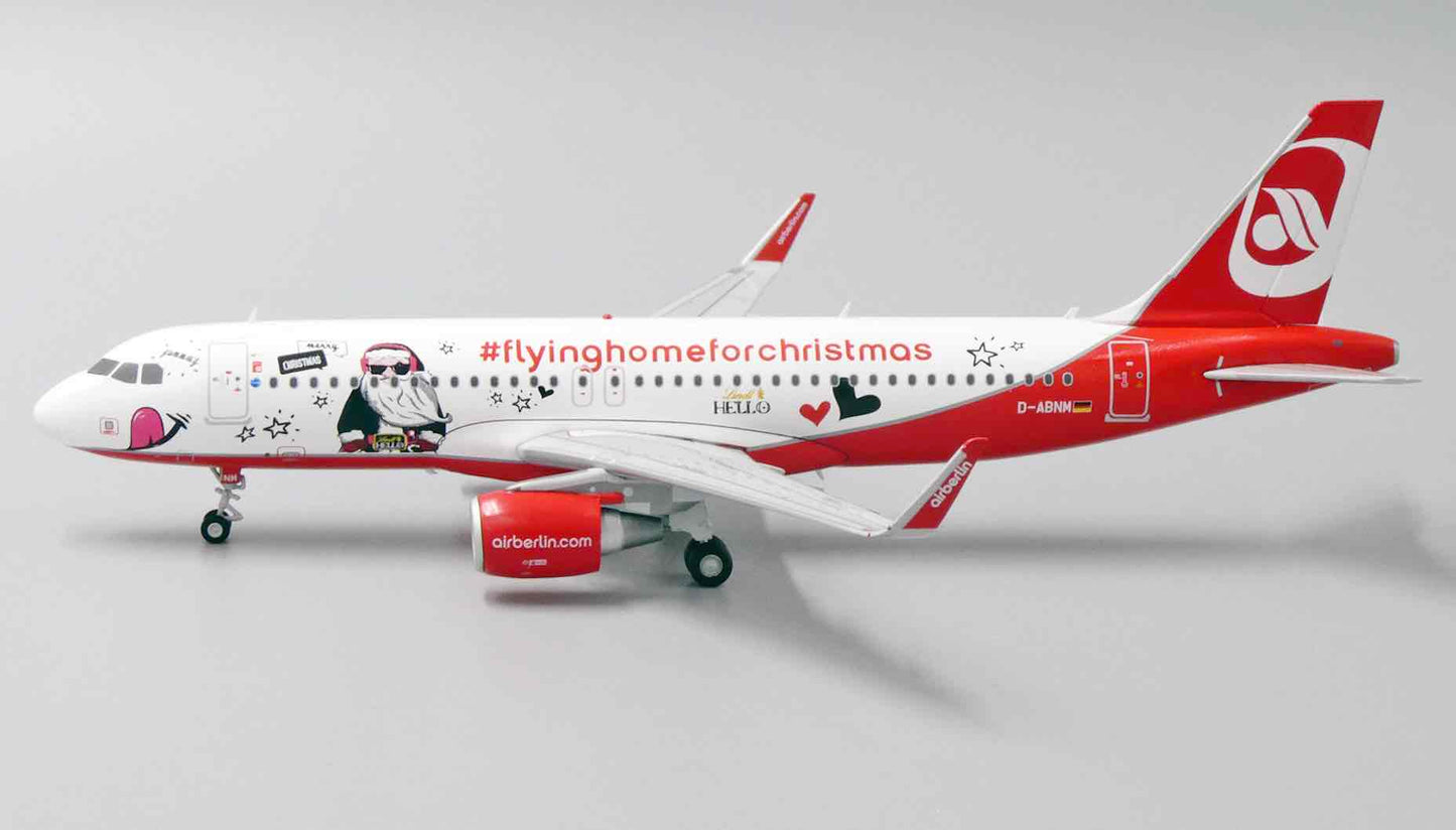 JC WINGS A320 AIR BERLIN "FLY HOME FOR CHRISTMAS" REG: D-ABNM