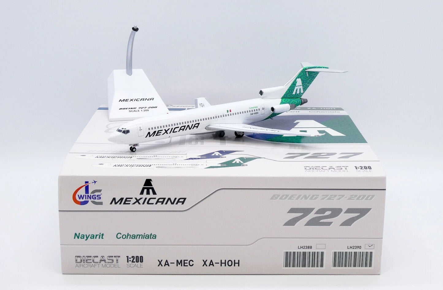 JC WINGS B727-200 MEXICANA "COHAMIATA" REG: XA-HOH