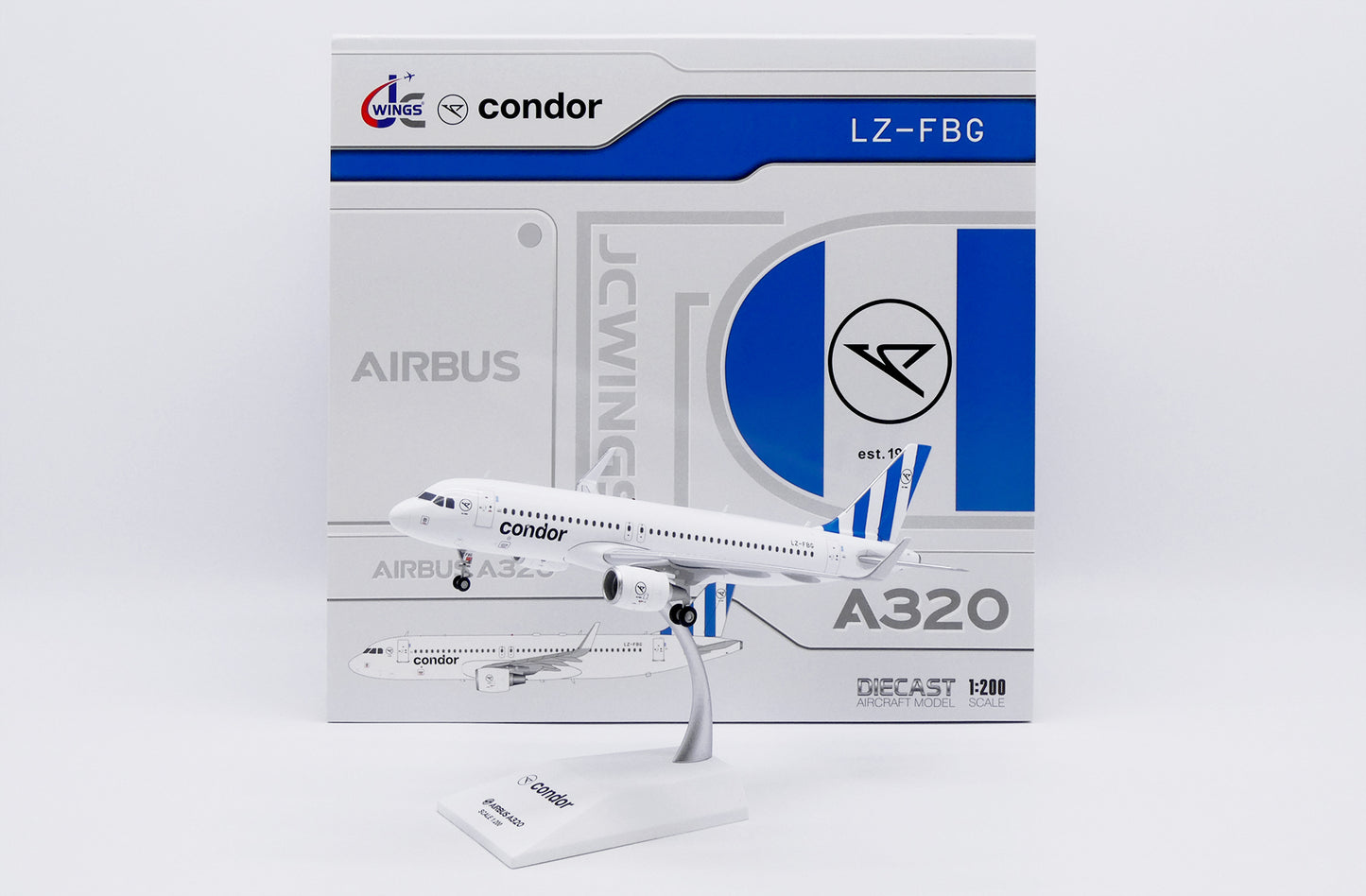 JC WINGS A320 CONDOR "BLUE TAIL" REG: LZ-FBG