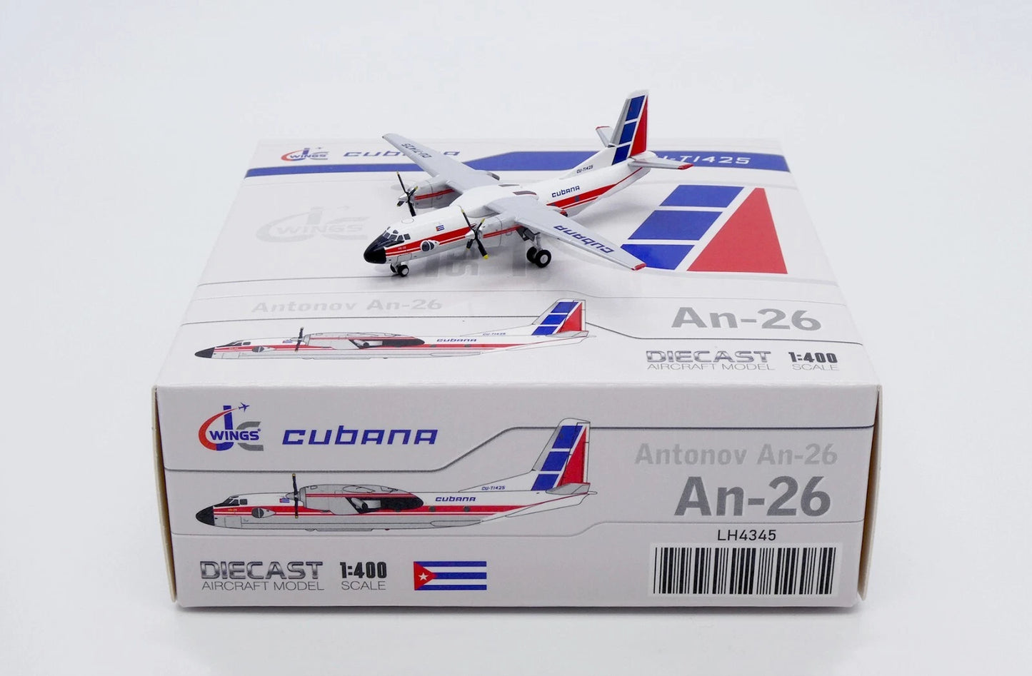 JC WINGS ANTONOV AN-26 CUBANA REG: CU-T1425