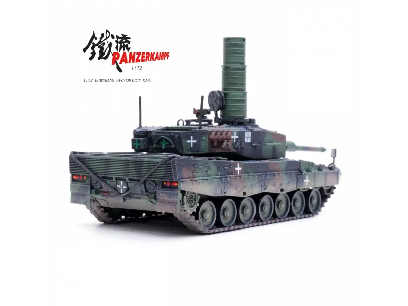 PANZERKAMPF LEOPARD 2A4 BATTLE TANK UKRAINE WAR (WITH SNORKEL) 3 TONE CAMOUFLAGE