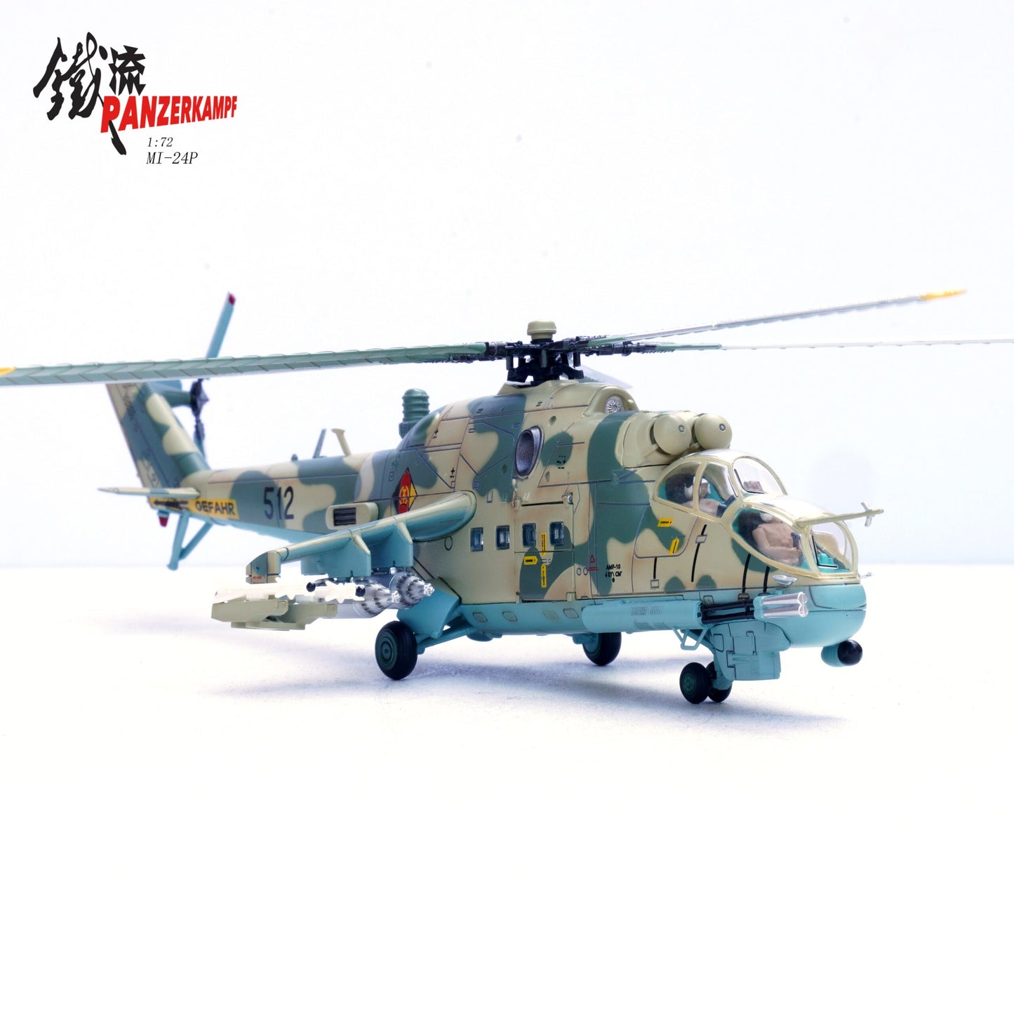 PANZERKAMPF MI-24P HIND HELICOPTER GUNSHIP 5TH HELICOPTER SQN 512 1988 BASEPOHL AIR BASE