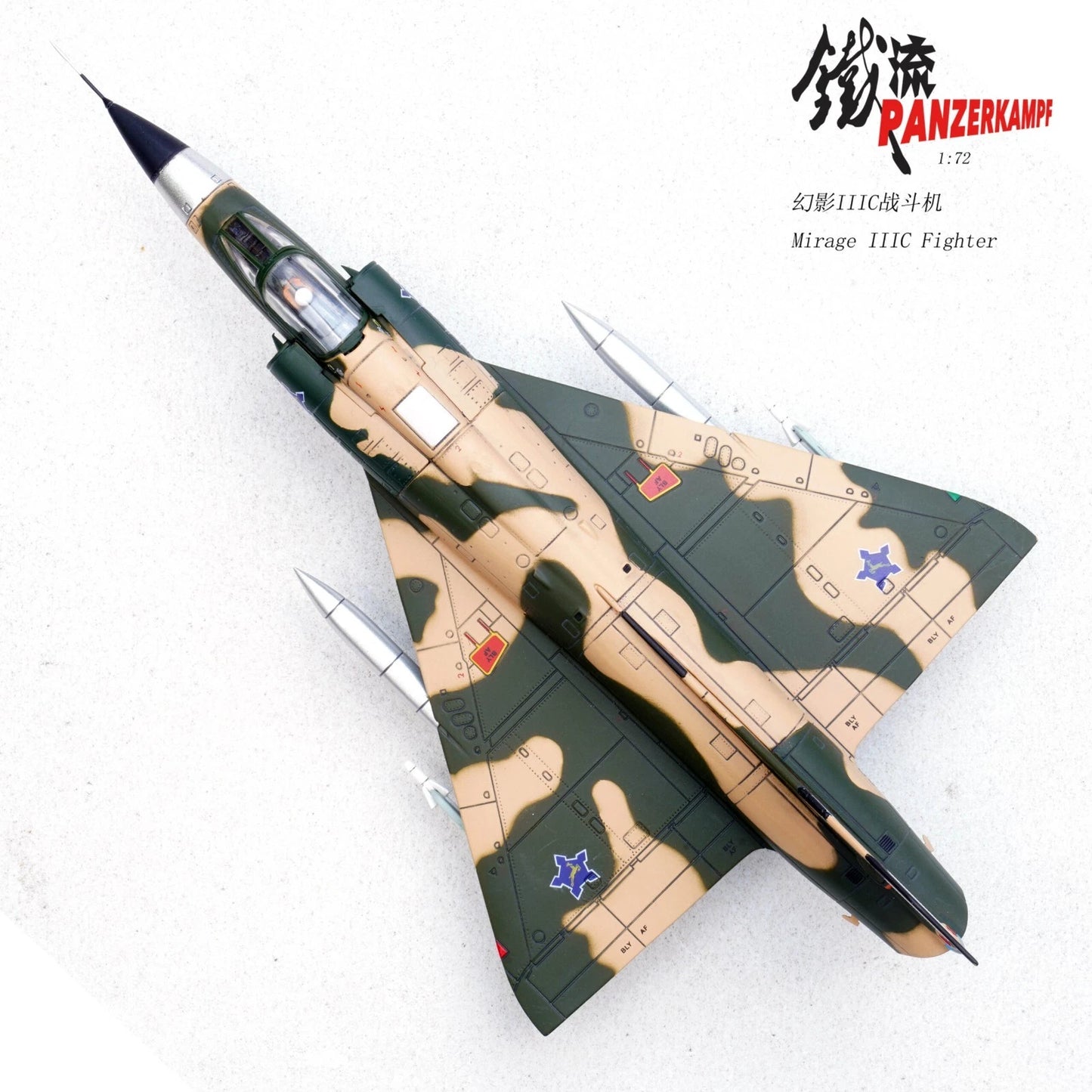 PANZERKAMPF MIRAGE IIICZ NO.804 2 SQUADRON "FLYING CHEETAHS" WATERKLOOF AIR BASE REPUBLIC OF SOUTH AFRICA 1982