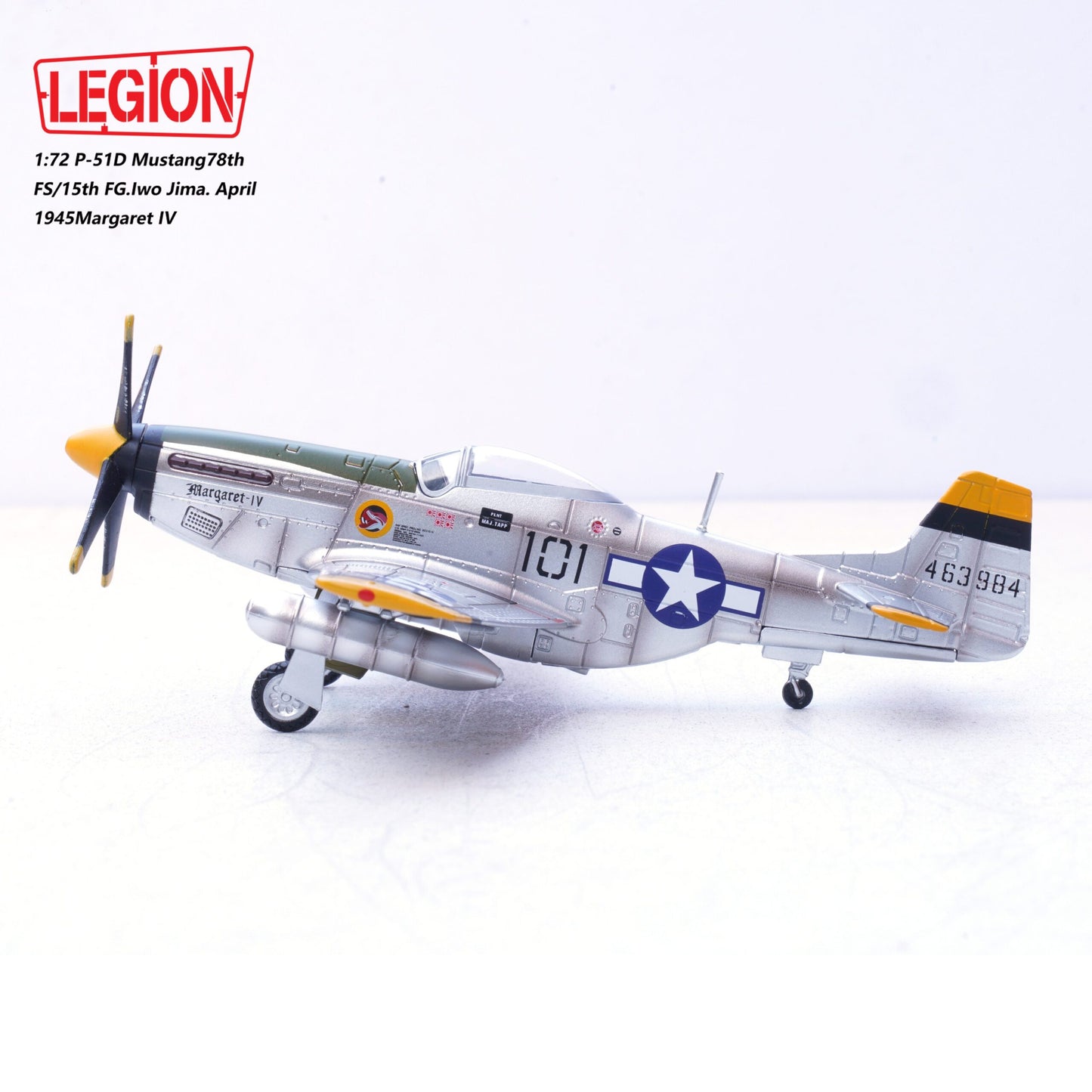 PANZERKAMPF P-51D MUSTANG 78TH FS/15TH FG, IWO JIMA, APRIL 1945 "MARGARET IV" (LEGION SERIES)