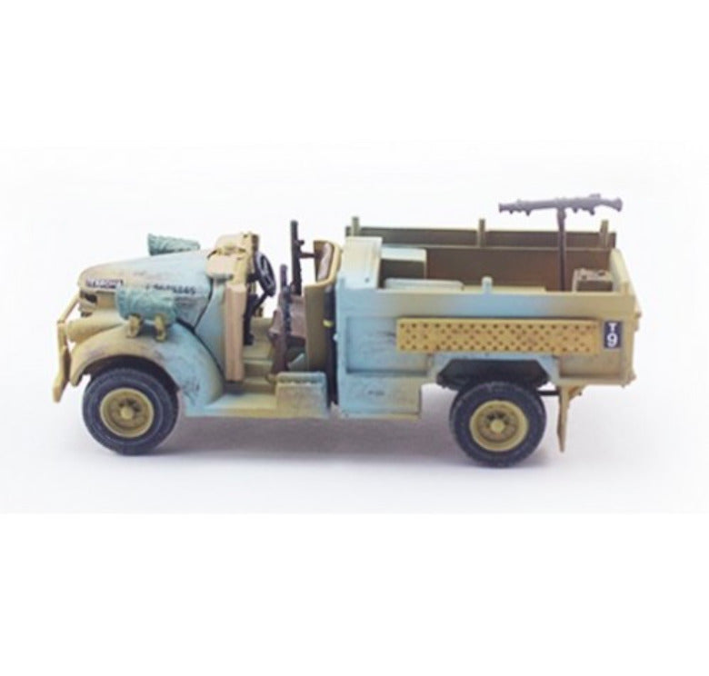PRECISION MODEL ART BRITISH LRDG PATROL CAR CAMOUFLAGE BLUE