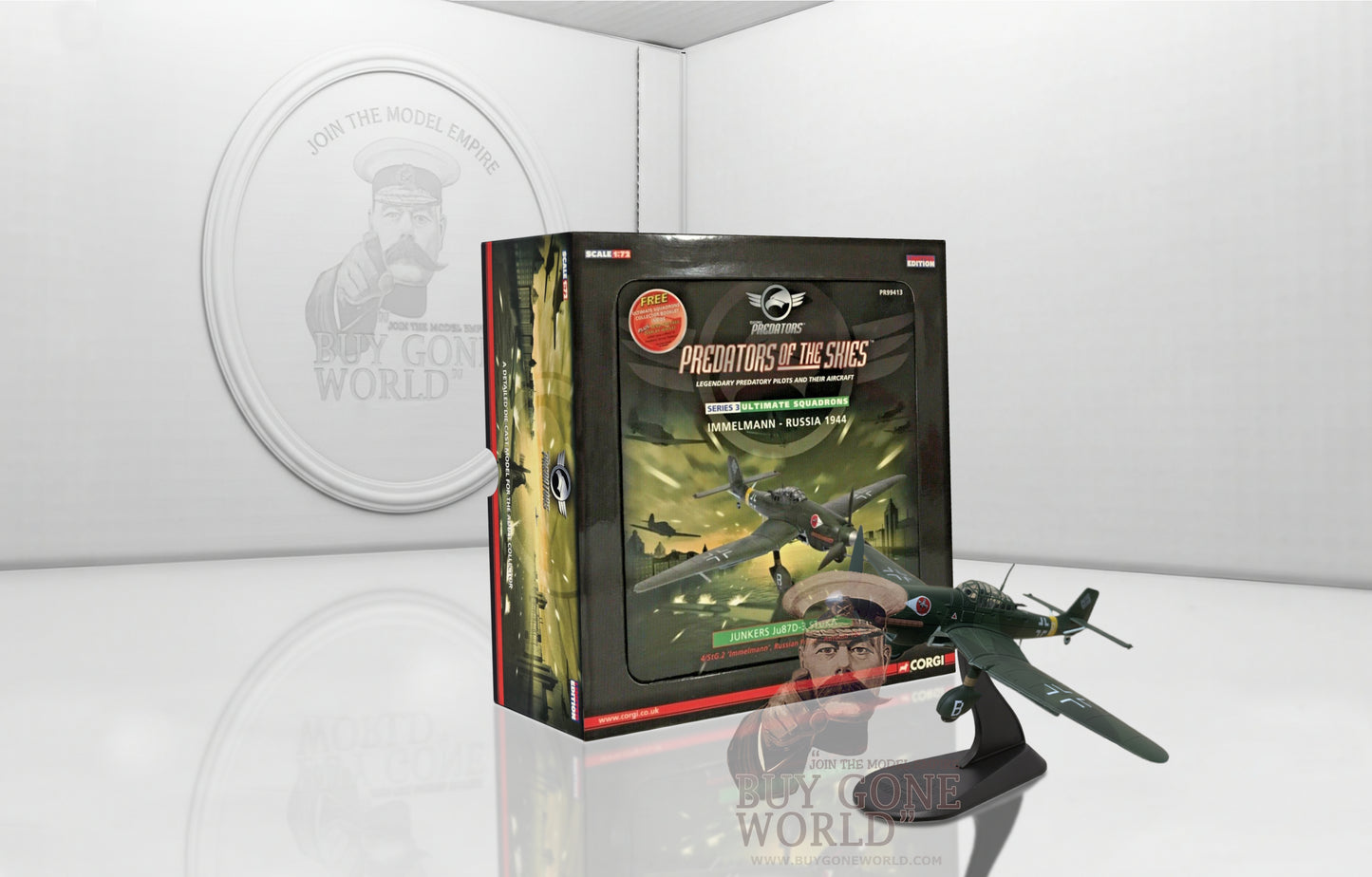 CORGI JUNKERS JU 87G STUKA LUFTWAFFE 4./ST G 2 IMMELMANN RUSSIAN FRONT AUTUMN 1944